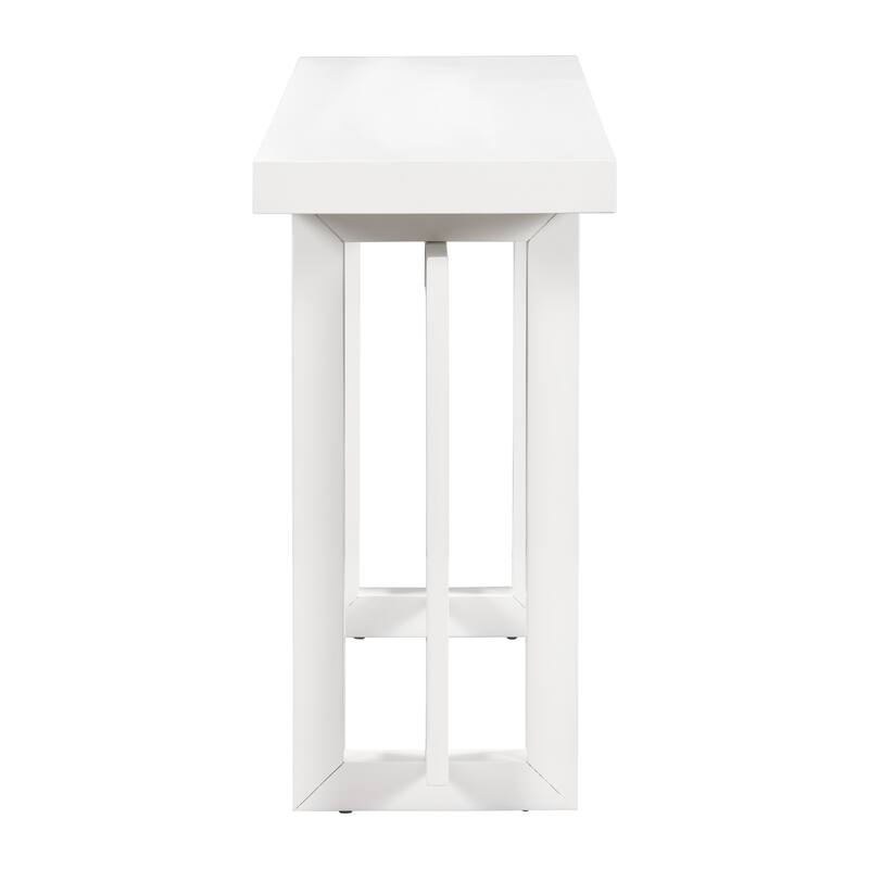 59.1" Extra Long Entryway Console Table with Solid Pine Wood Frame