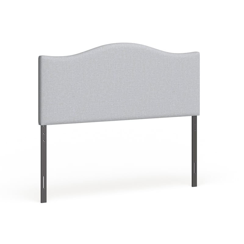 Curl Queen Nailhead Upholstered Headboard