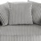 preview thumbnail 33 of 54, Oversized 43" W Plush Corduroy Recessed Arm Swivel Barrel Chair