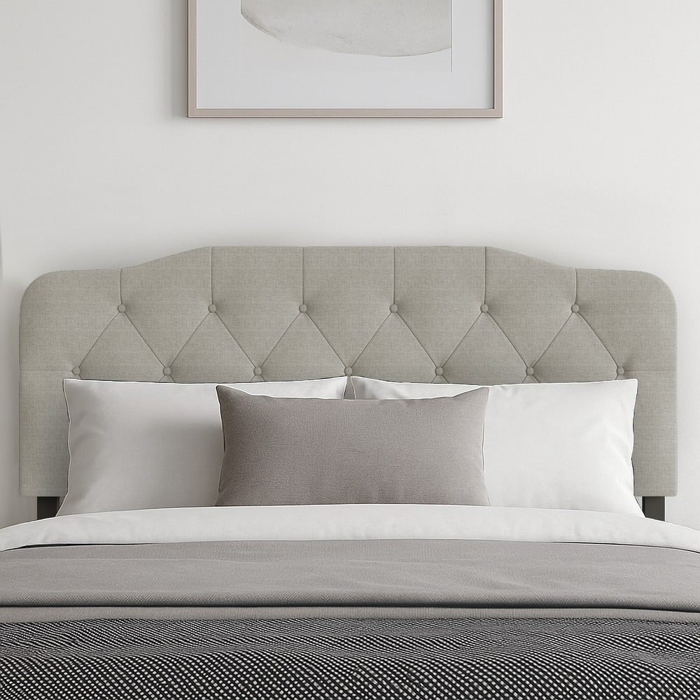 Angela Button-tufted Adjustable Headboard