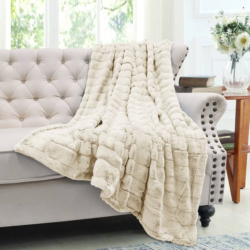 Supermink Decorative Fauxfur Throw 50'' x 60''