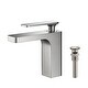 preview thumbnail 22 of 25, Lead Free Solid Brass Single Handle Bathroom Vanity Sink Faucet with Water Hose Brushed Nickel W/ Pop Up Drain