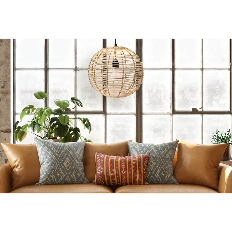 Hand Woven Rattan Ceiling Light