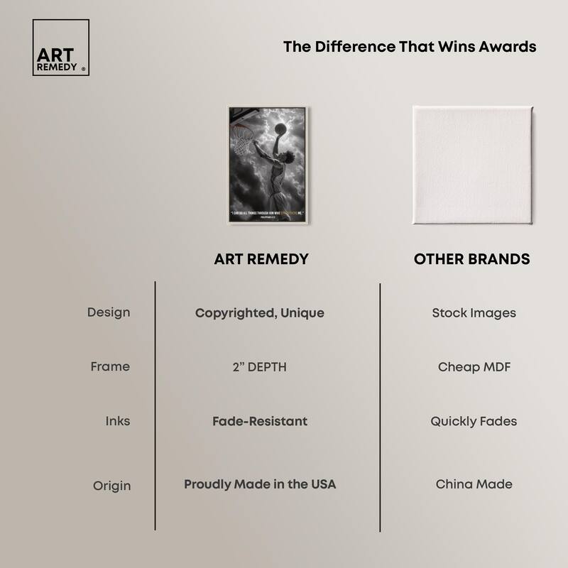 Strengthen Me Canvas by Art Remedy