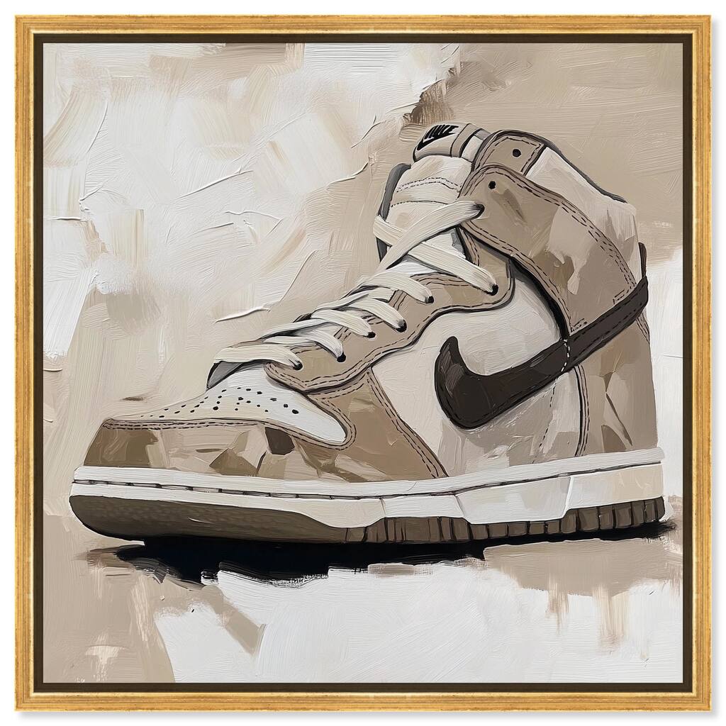 Light Tans Sneaker Canvas by Art Remedy