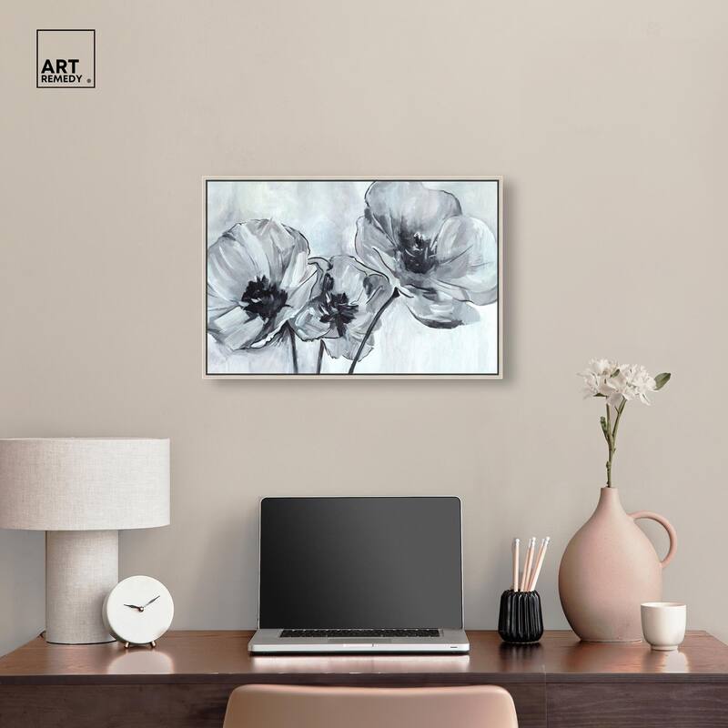 Flower Impressions Canvas by Art Remedy