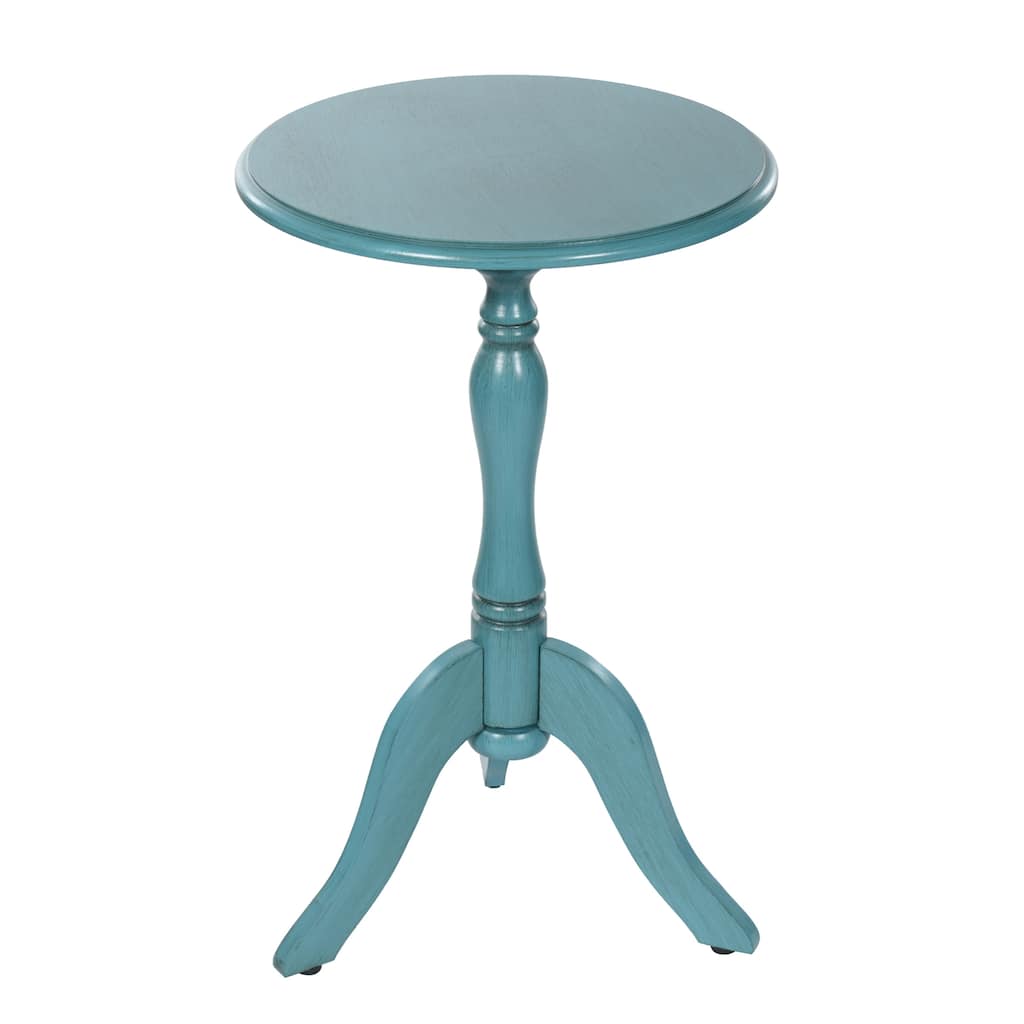 StyleCraft Harbor Breeze Round Pedestal Side Table