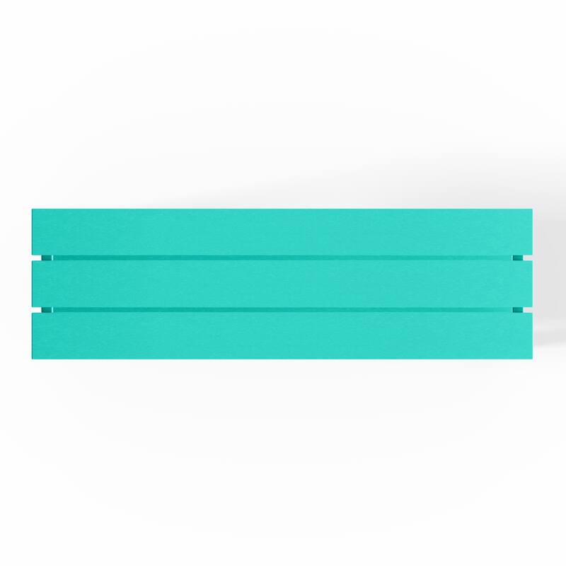 Laguna Hdpe All Weather Outdoor Patio Two Shelf Table