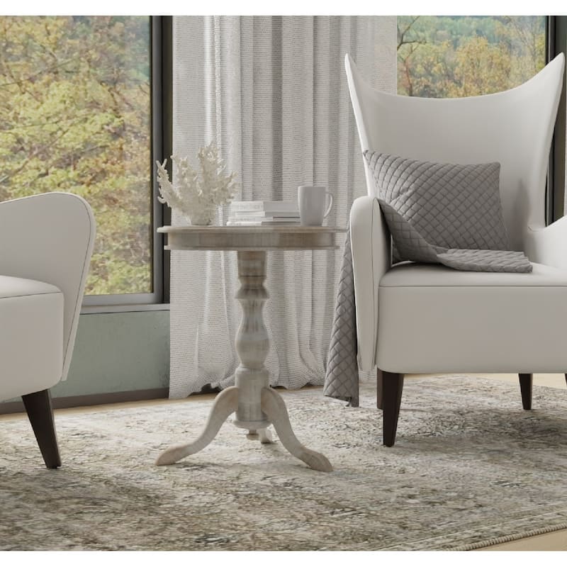 Carolina Living Gilda Side Table - Natural Driftwood