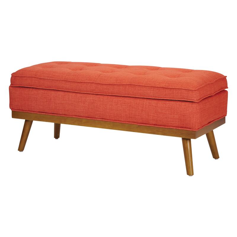 Carson Carrington Sastamala Mid-century Storage Bench