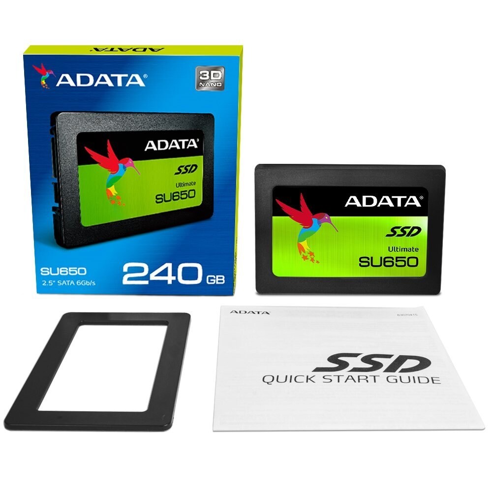 Shop Adata Su650 240gb 3d Nand 2 5 Sata Iii High Speed Read Up To