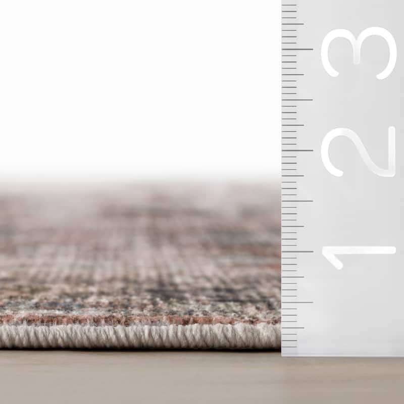 Nuloom Orielle Medallion Traditional Washable Area Rug
