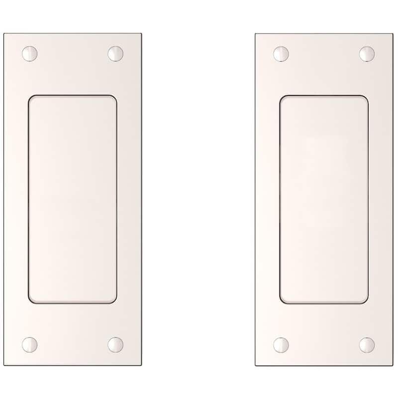 Baldwin Santa Monica Full Dummy Pocket Door Set with Double Door Catch