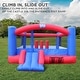 preview thumbnail 4 of 13, Inflatable Bounce House Giant 12x10.5 Feet Blow-Up Jump Bouncy Castle for Kids with Air Blower, Carry Bag