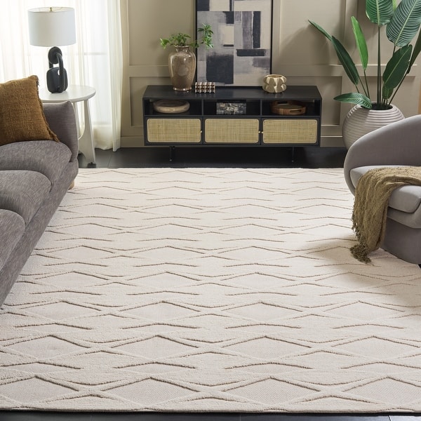 slide 2 of 10, SAFAVIEH Handmade Chatham Geziena Modern Wool Rug