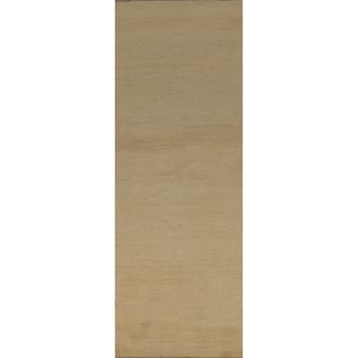 Gabbeh Modern Runner Rug Hand-Knotted Contemporary Wool Carpet - 2'6"x 9'8"