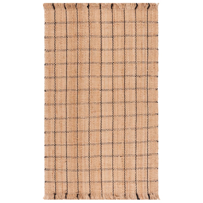 SAFAVIEH Flatweave Natural Miyoko Fiber Farmhouse Jute Rug