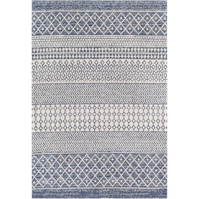 Livabliss Marbrey Moroccan Stripe Cotton Area Rug