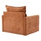 preview thumbnail 35 of 47, GALDWIN Chenille Upholstered 360°Degree Swivel Mid Century Modern Arm Chair for Living Room