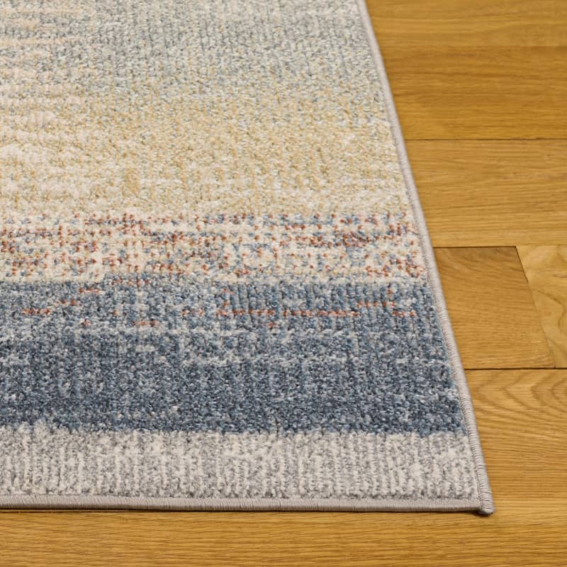 SAFAVIEH Blair Machine Washable Akkie Slip Resistant Contemporary Rug