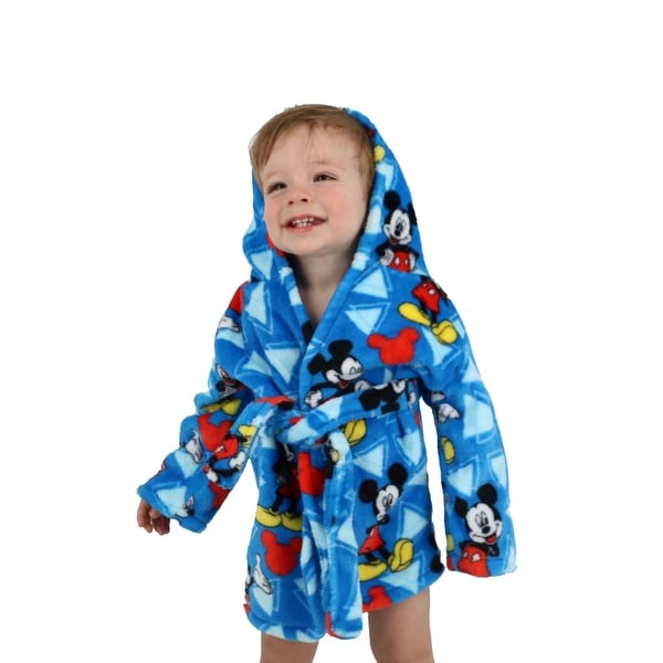 Toddler Boy Disneys Mickey Mouse Plush Robe