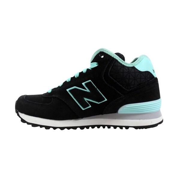 new balance 574 mid cut black