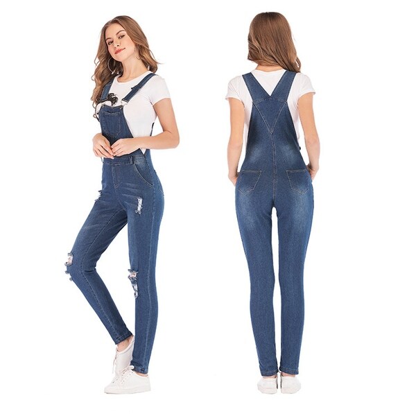 plus size denim overalls
