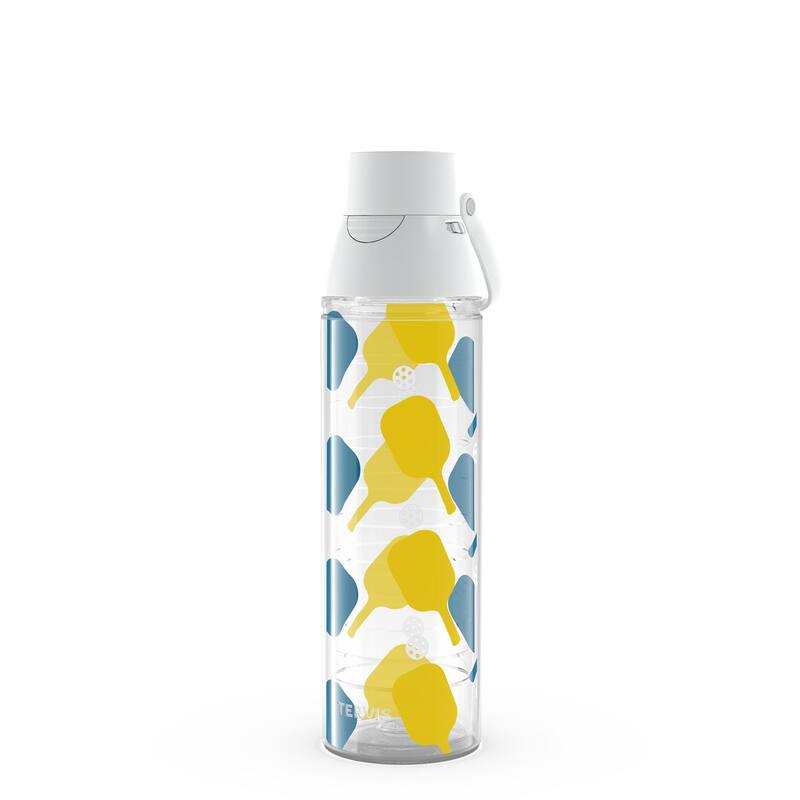 Tervis Pickleball Paddle Pattern Made in USA Double Walled Insulated Travel Tumbler, Classic - 24oz Venture Lite Water Bottle - 24oz Venture Lite Water Bottle