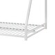 preview thumbnail 4 of 3, Ovi 78 Inch Twin over Full Bunk Bed, Ladder, Ground Level Bed, White Metal