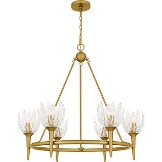 Shea 6-Light Brushed Gold Chandelier