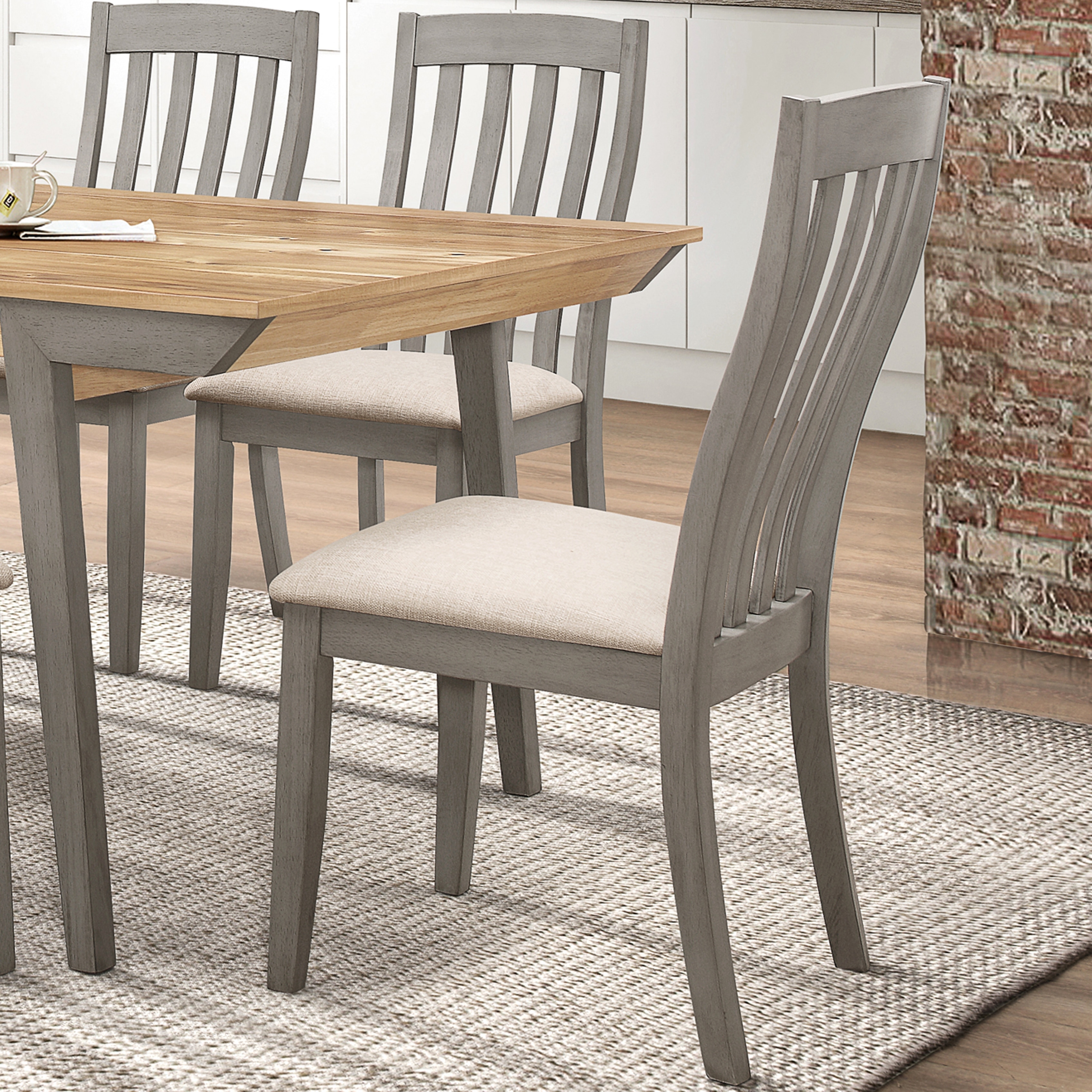 Modern farmhouse upholstered dining chairs outlet