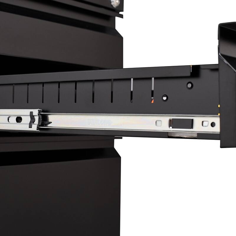 3-Drawer Lockable Rolling File Cabinet with Brakes - Legal/Letter Size, Requires Assembly