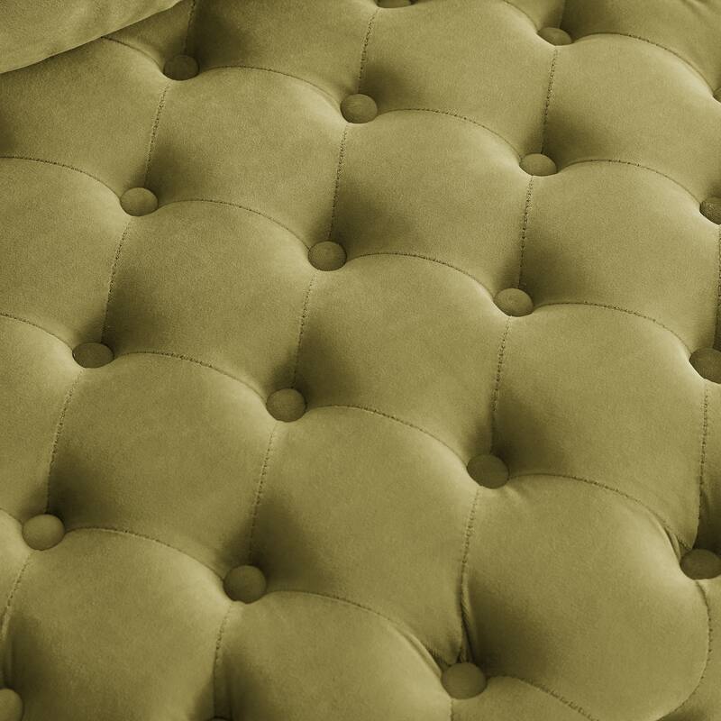Velvet Upholstered Swivel Chair
