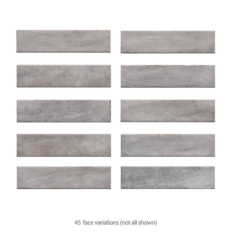 Merola Tile Tribeca Studio Grey Whisper 2-3/8" x 9-5/8" Porcelain Wall Tile