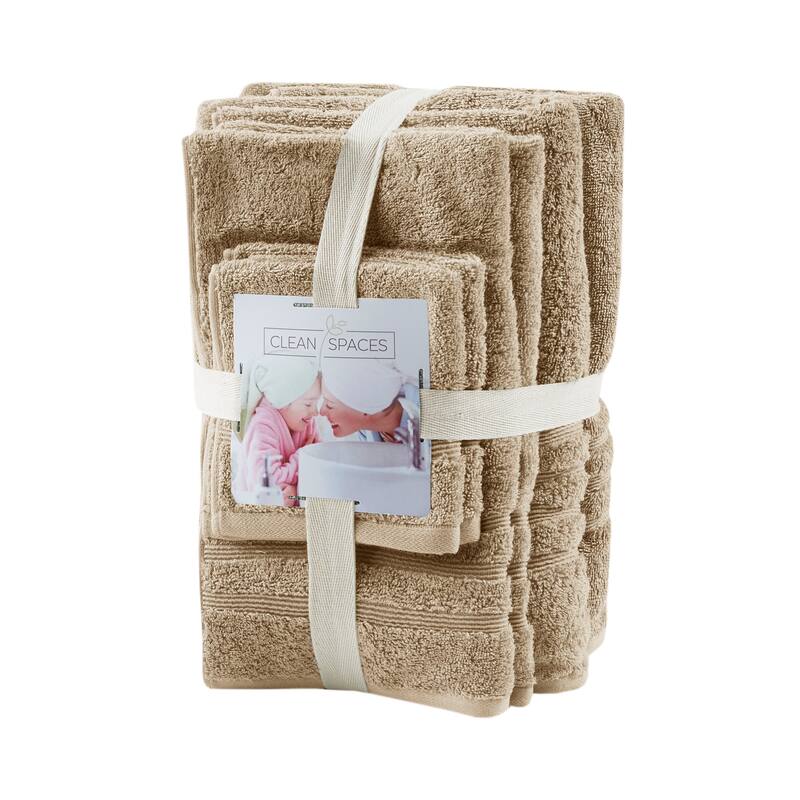 Madison Park Nurture Sustainable Antimicrobial Bath Towel 6 Piece Set