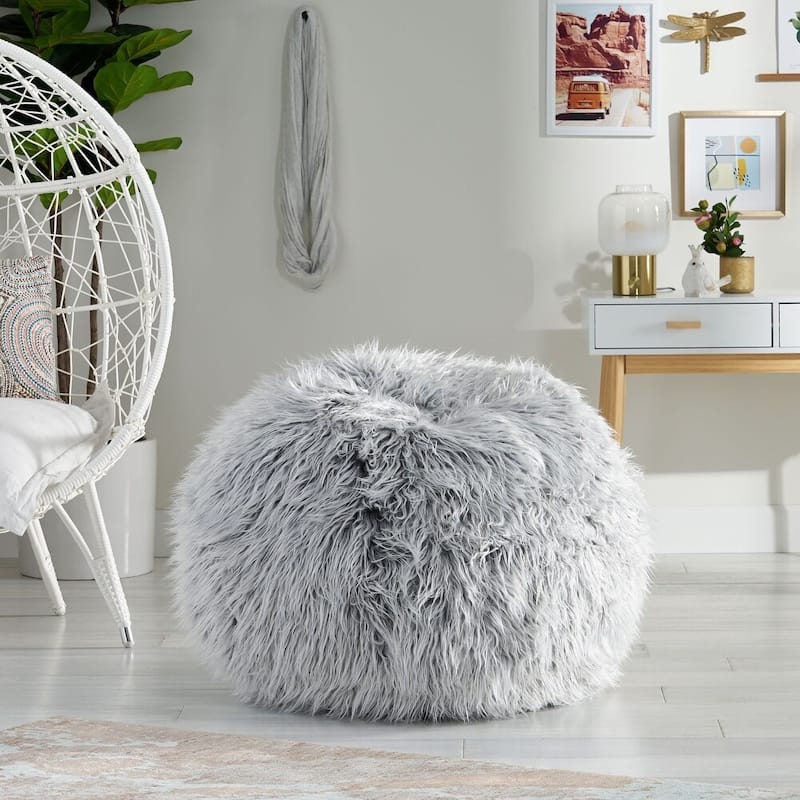 34" Bean Bag Chair - Gray