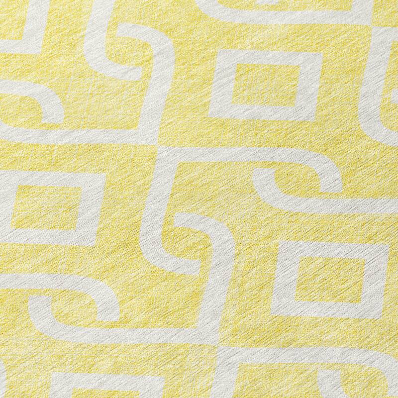 Machine Washable Indoor/ Outdoor Chantille Trellis Rug