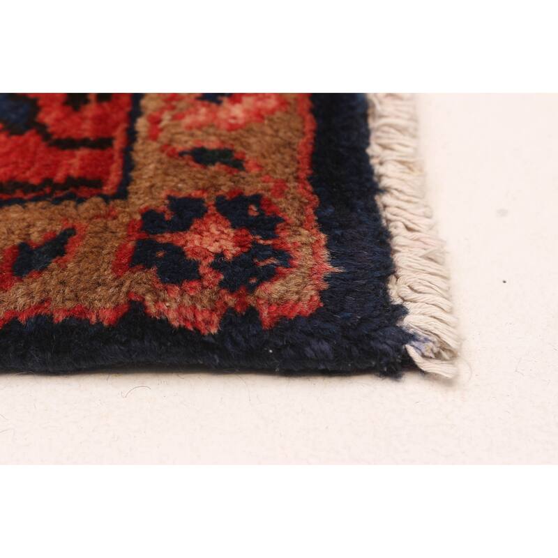 ECARPETGALLERY Hand-knotted Andelz Navy Wool Rug - 5'3 x 11'9