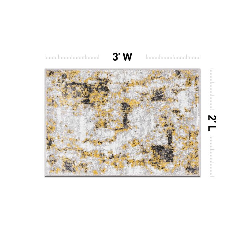 Contemporary Chic Abstract Design Area Rug