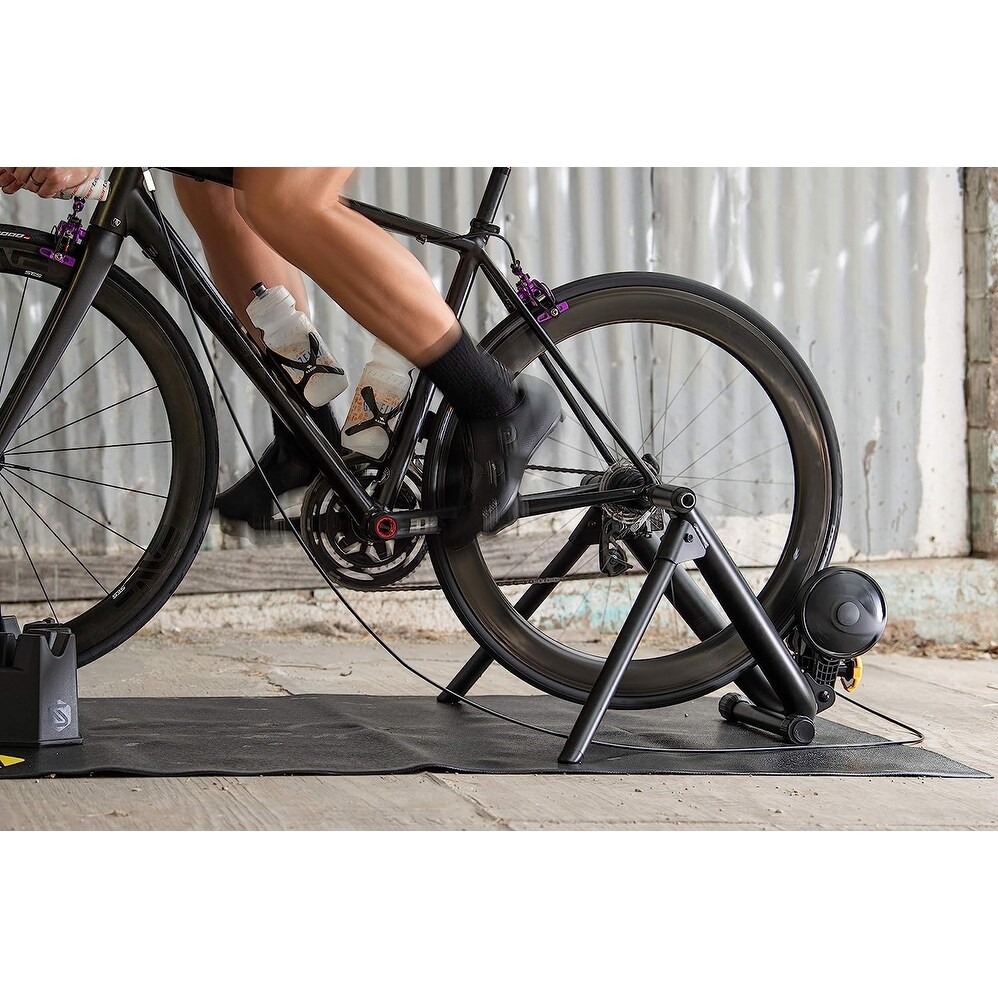 Saris Bike Trainer Accessory Kit with Bike Mat Climbing Riser