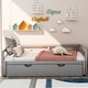 preview thumbnail 17 of 20, Merax Twin/King Expandable Sleeper Daybed with trundle