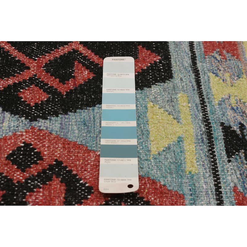 Ankara FW Blue Kilim 5'4" x 7'6" - 5'4 x 7'6