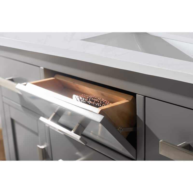Valentino 42" Single Vanity in Grey