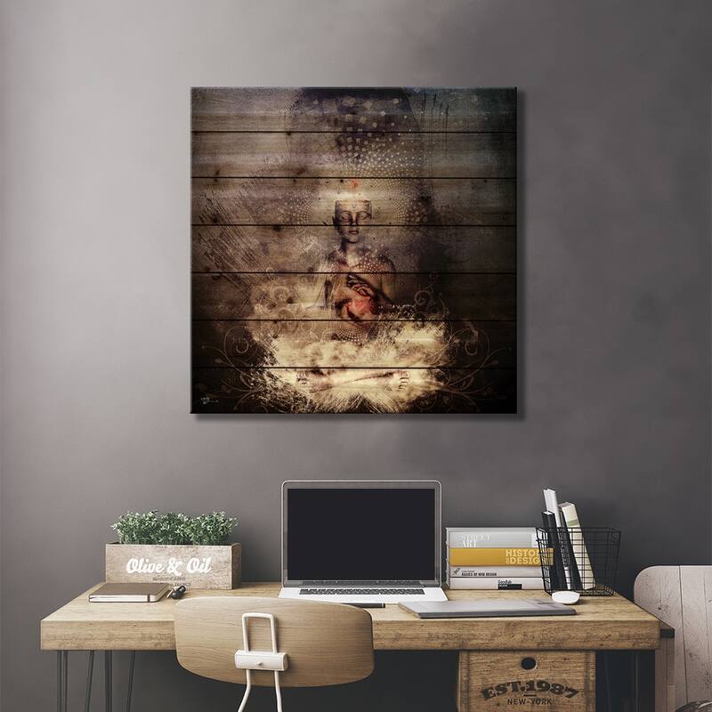 Forever Can Be Print On Wood by Cameron Gray - Multi-Color