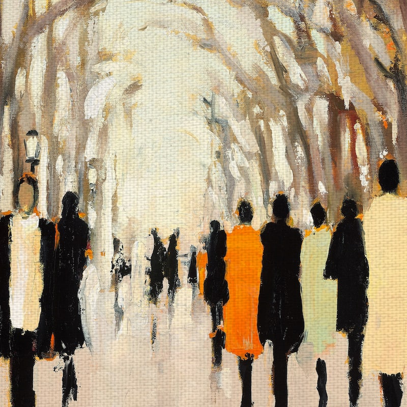 Poet Walk by Lorraine Christie Canvas Art Print