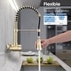 preview thumbnail 12 of 27, Dornberg Wall Mounted Pull Down Bridge Kitchen Faucet