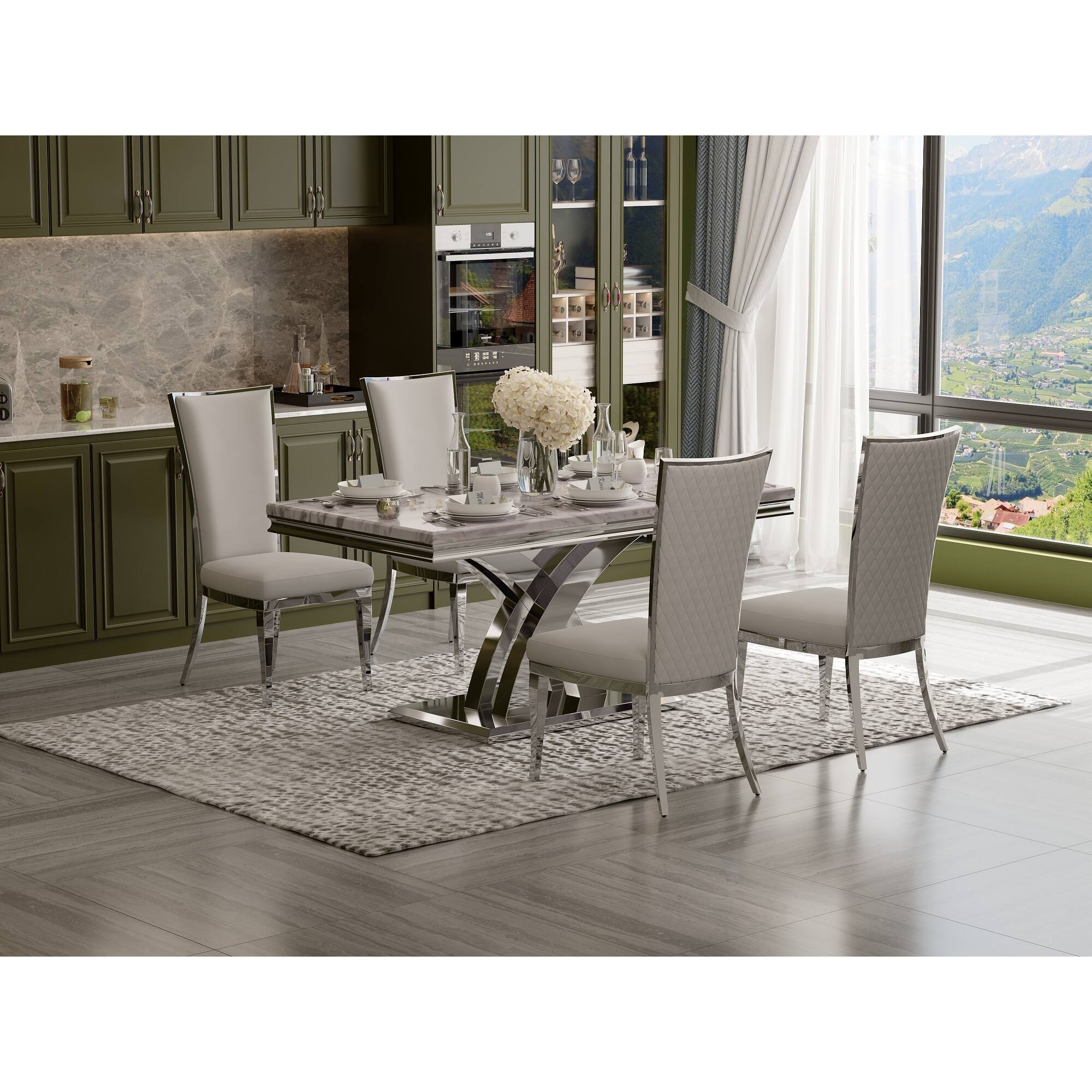 Option Mirrored Silver