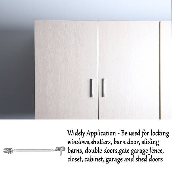 Shop 8 Inch Cabin Hooks Stainless Steel Privacy Hooks Door With