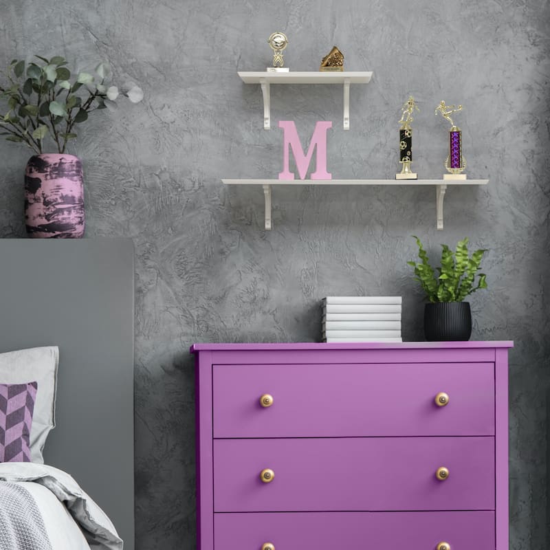 InPlace White Cottage Bracket Shelf