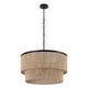 preview thumbnail 15 of 34, GetLedel 23.8" 6-Light Dimmable Handwoven Drum Chandelier